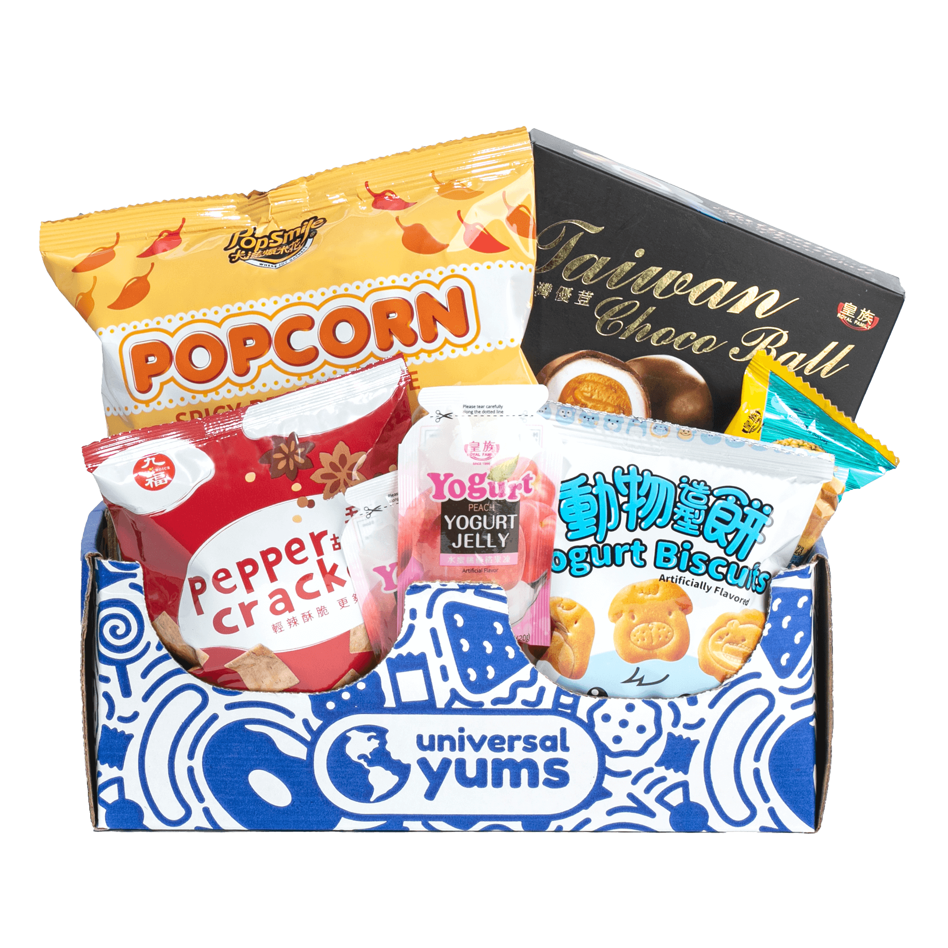 Taiwan UNIVERSAL YUMS Subscription Box Unboxing & Taste Test